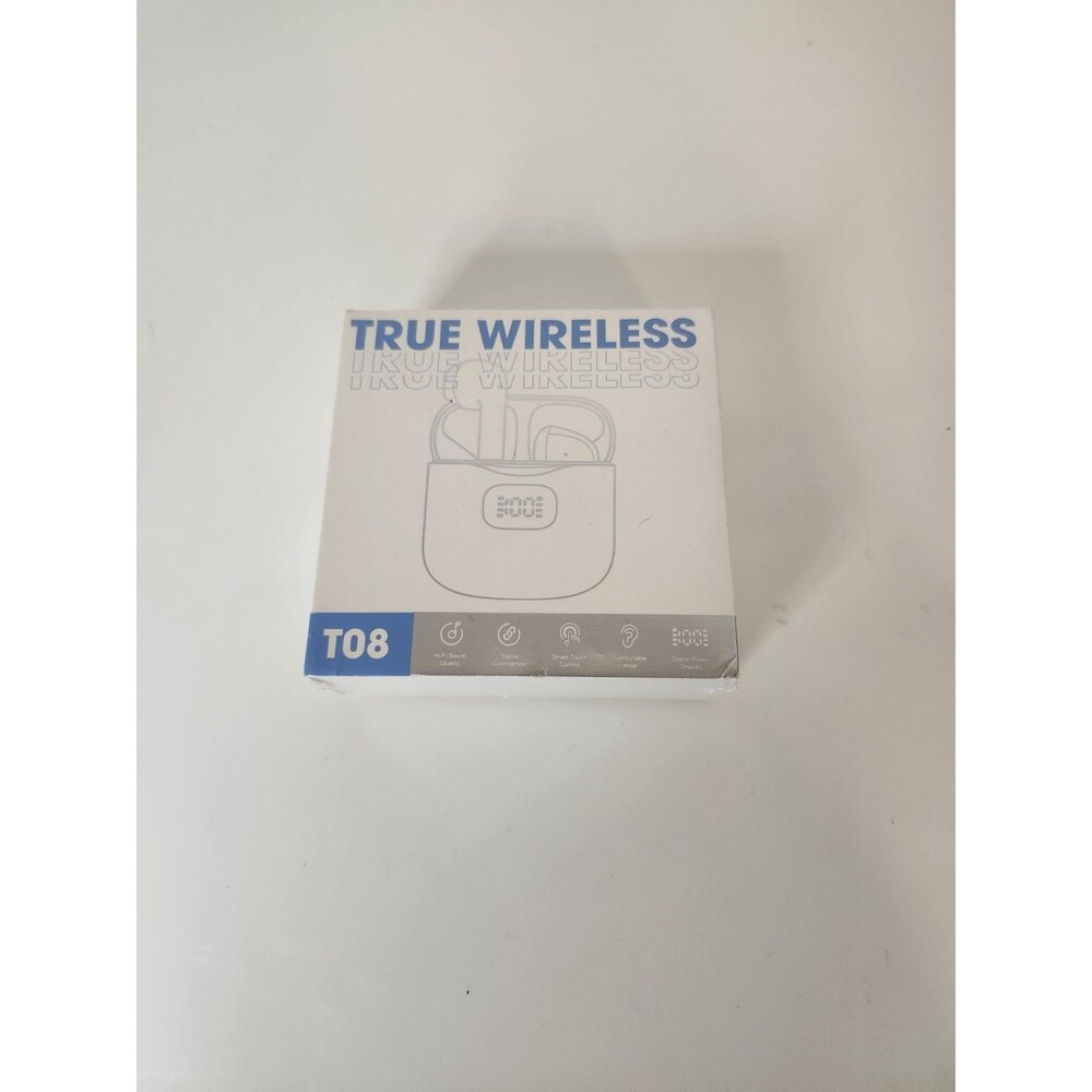 Earbuds True Wireless T08 NIB- White